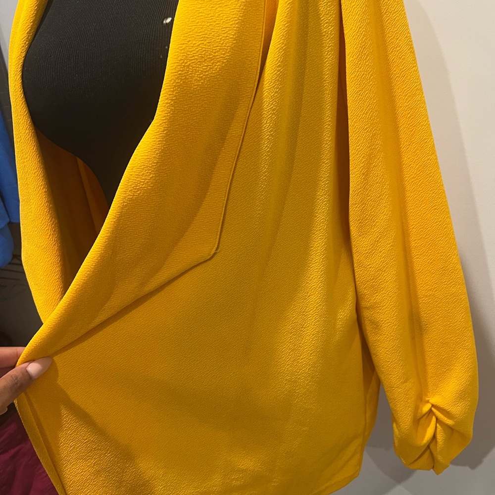 Drape Front Blazer | Size 3X - Picture 2 of 6